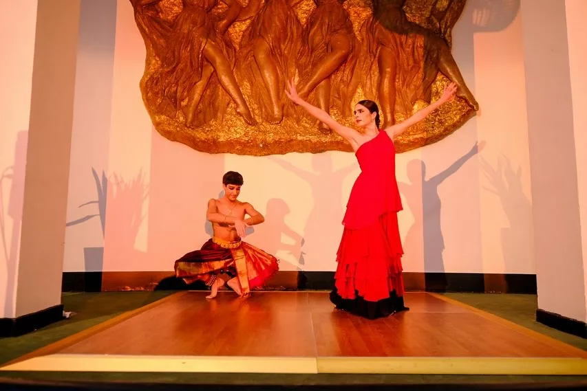 77th Republic Day of India: Bharatanatyam and Spanish Dance dialogue - imagen del proyecto